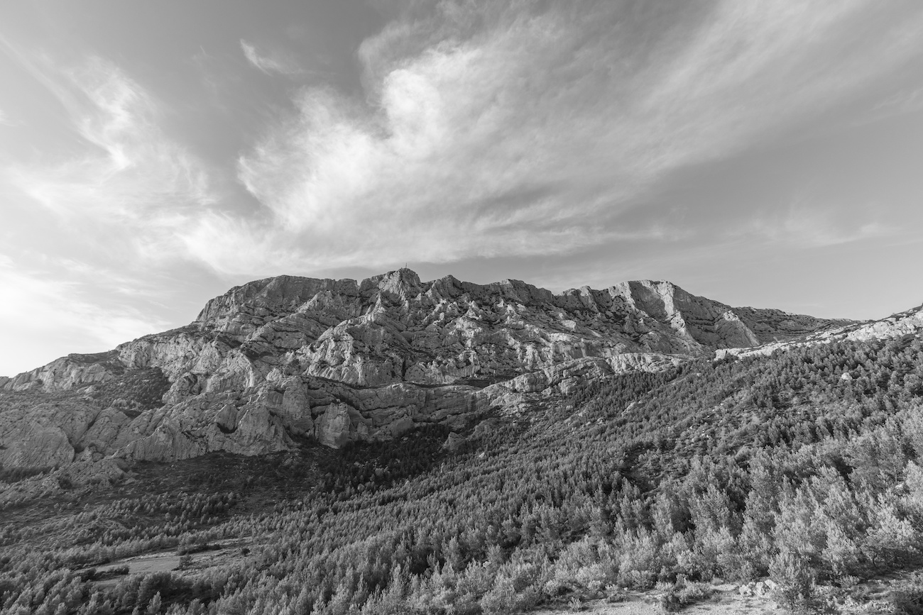 mount sainte victoire in the provence, the Cezanne mountain