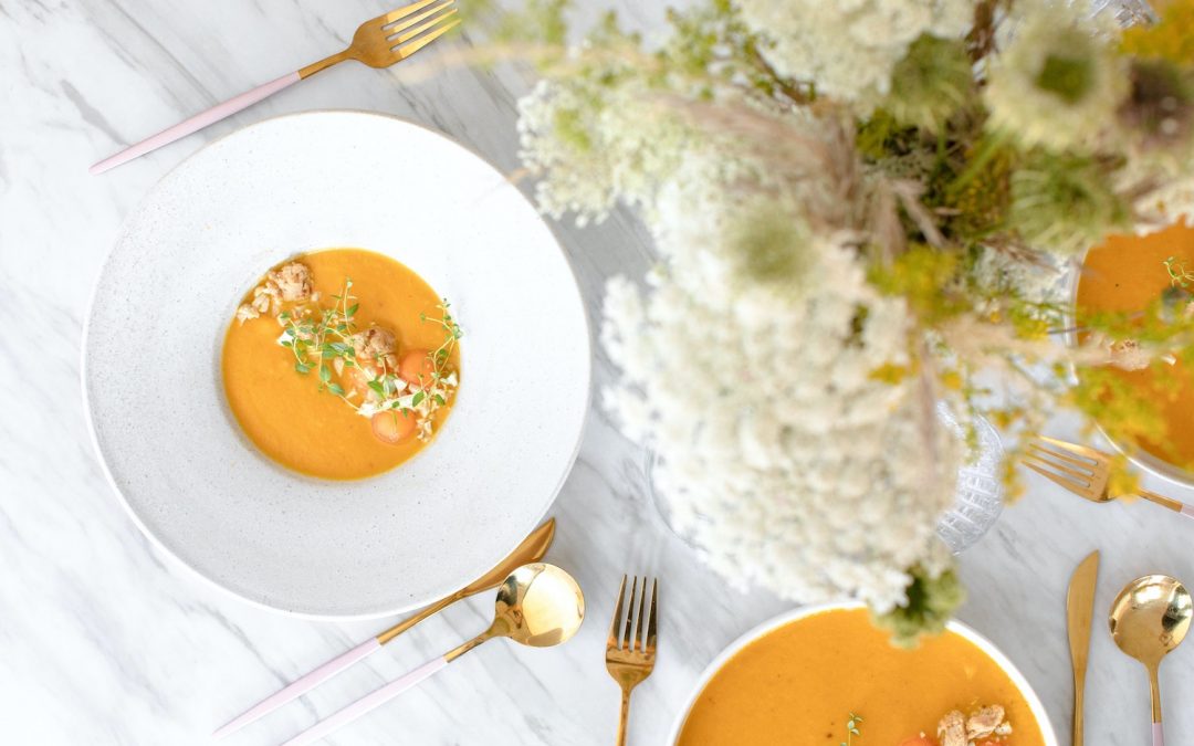 Soupe d’été : carotte et melon