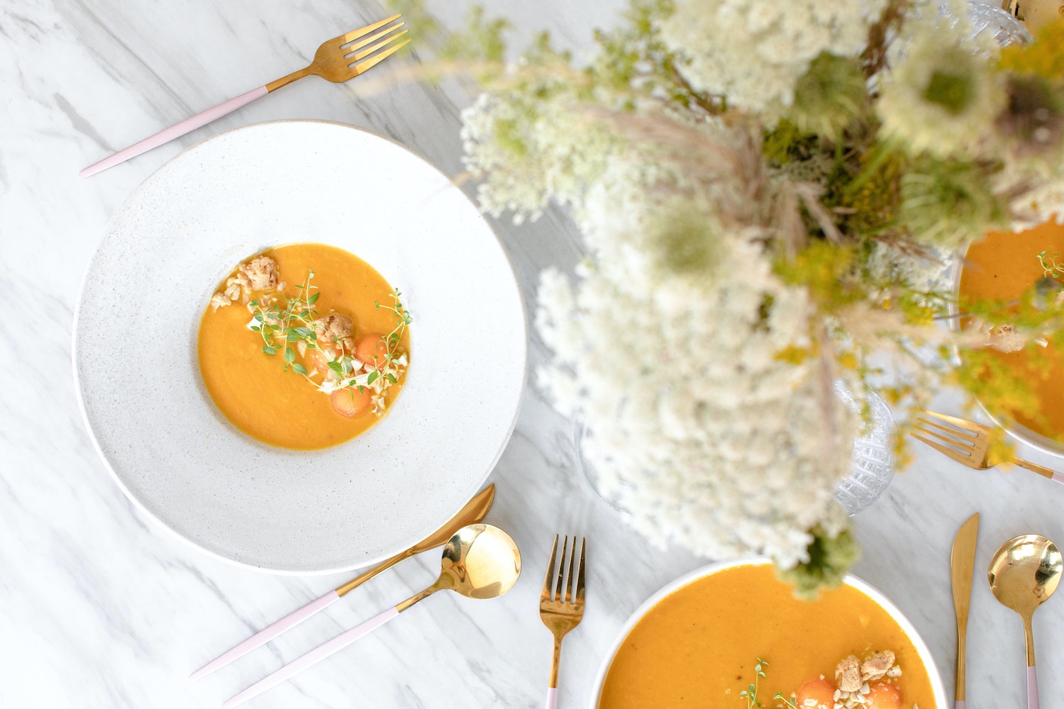 Soupe d'été : carotte et melon