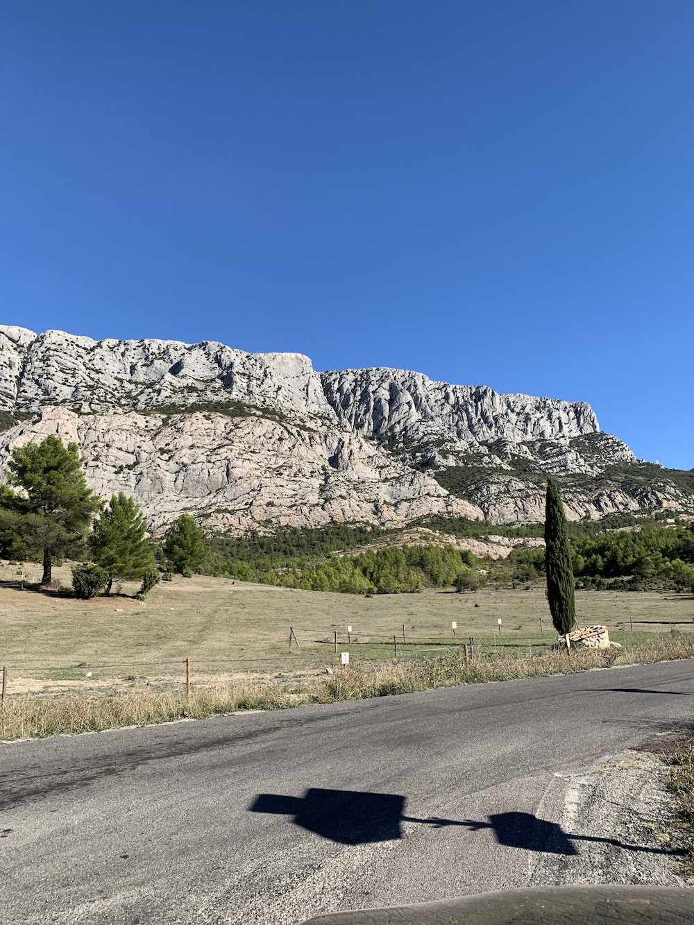 La montagne sainte-victoire vue de Saint-Antonin-sur-Bayon