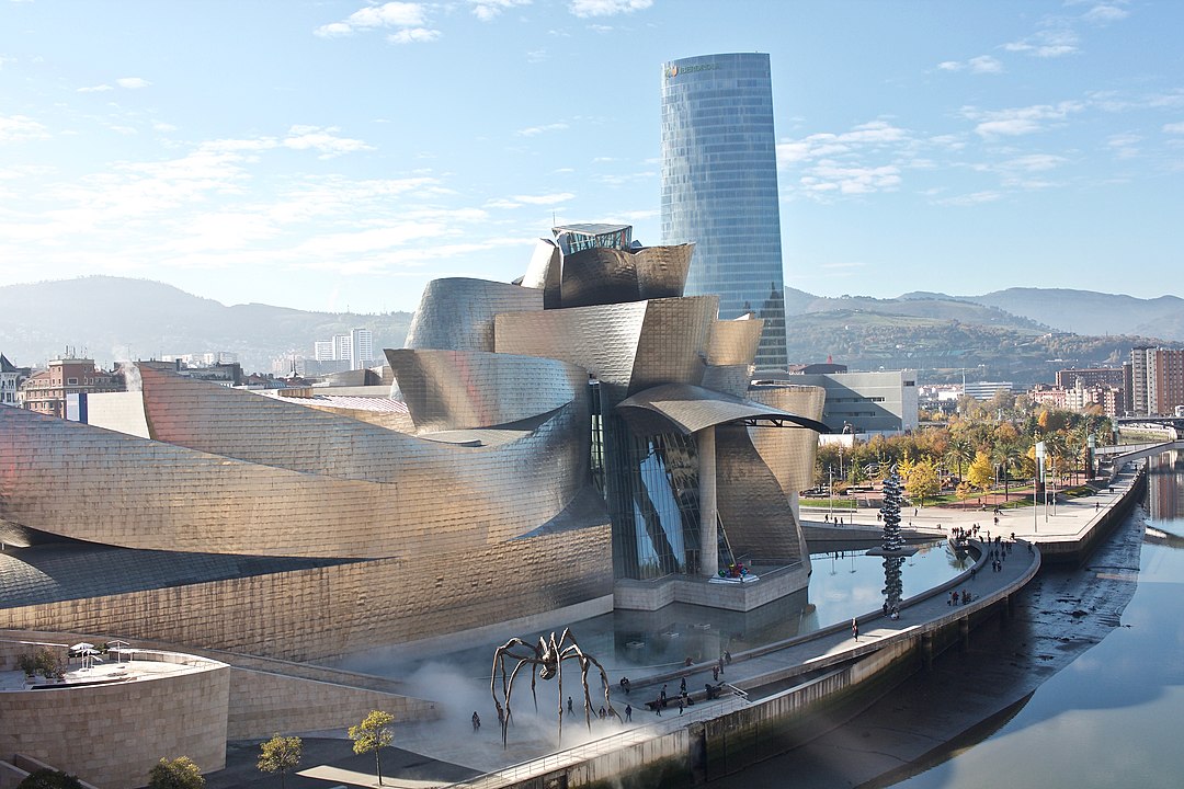 exemple d'architecture organique par Franck Ghery - Musée Guggenheim