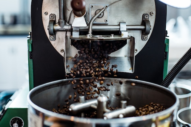machine pour traitement des grains de café