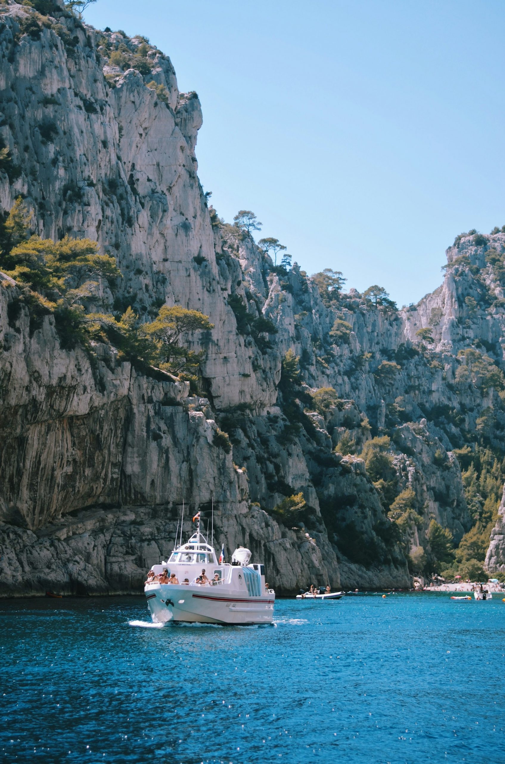 vue aérienne des calanques