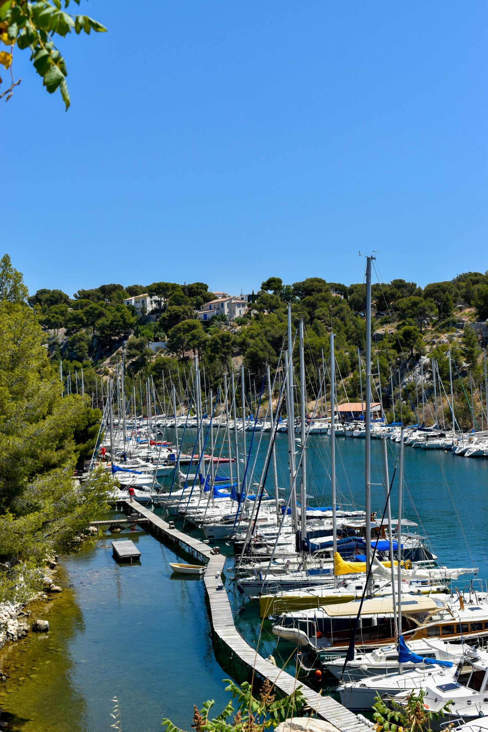 photo de la plage du bestouan à cassis