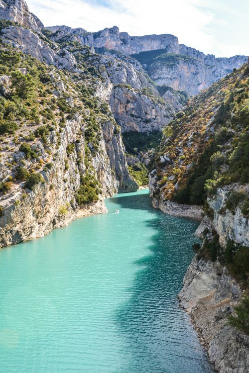 vue aérienne des calanques