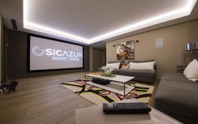 Sicazur – Conception de salle de cinéma privée sur la Côte d’Azur