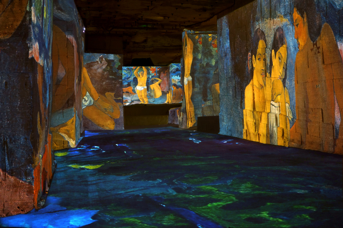 Carrière des lumières aux Baux-de-Provence