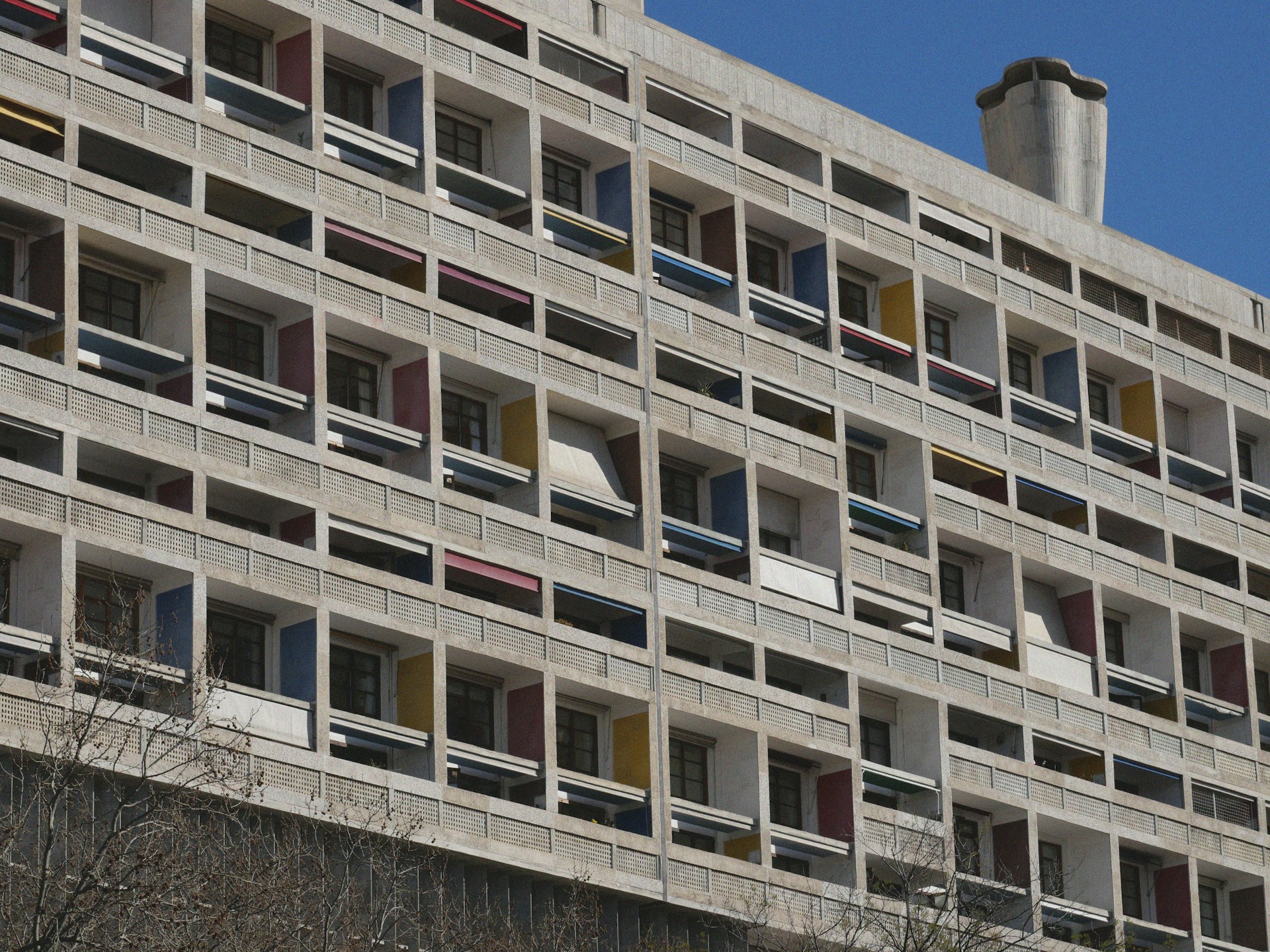 exemple d'architecture brutaliste en France : L’Unité d’Habitation de Marseille