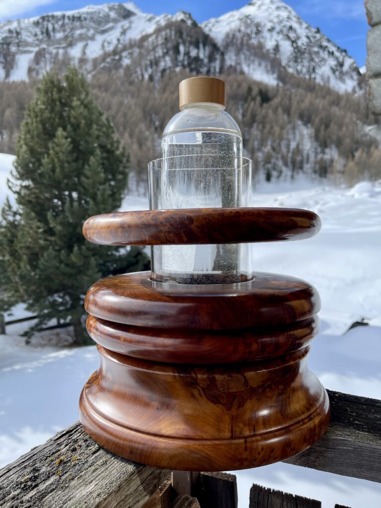 Thierry Keller, Fontaines magnétiques · dynamisation de l’eau à 1984 Evolène