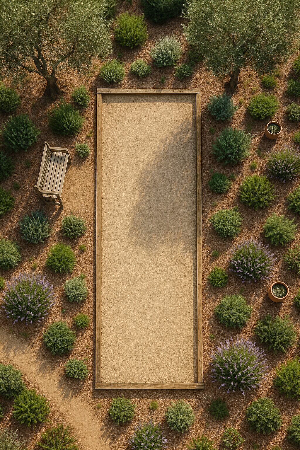 faire un terrain de pétanque à la maison : les dimensions<br />
